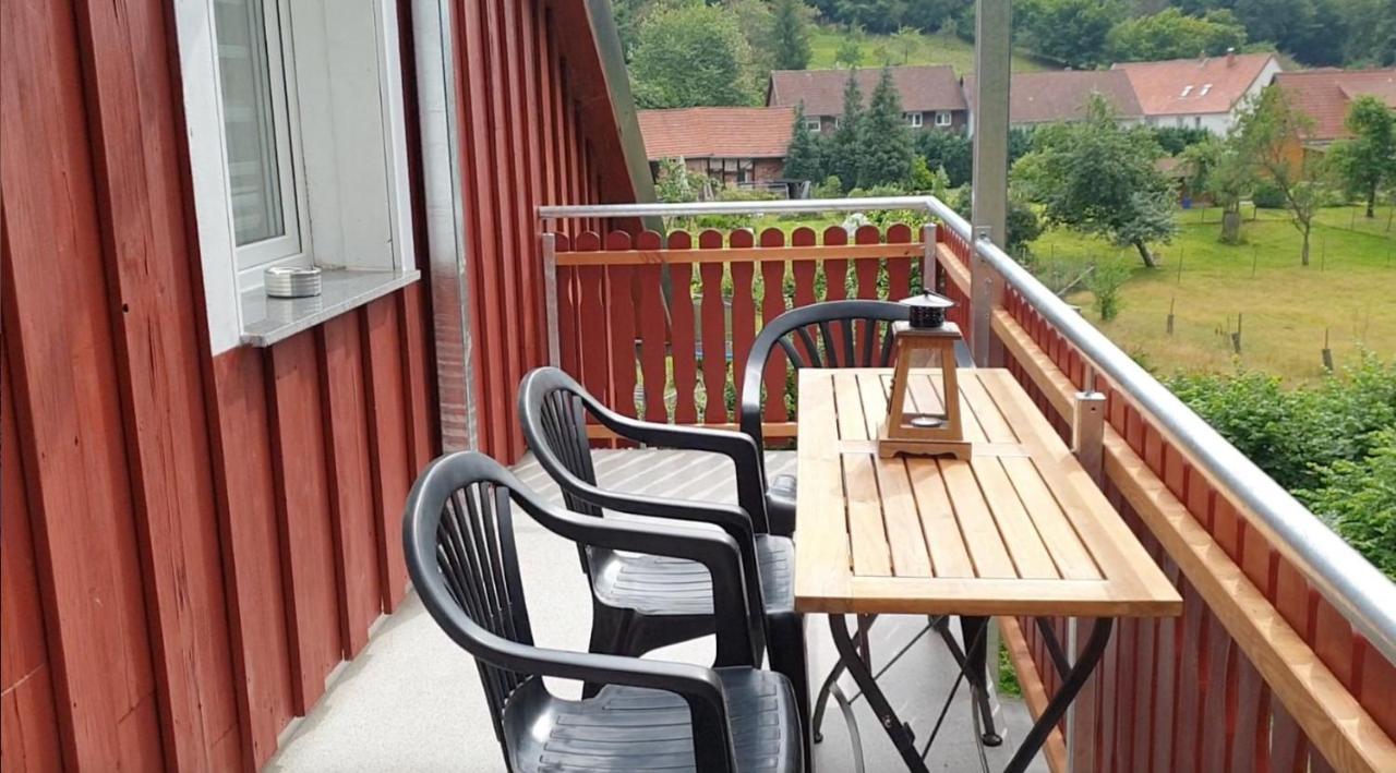 Fewo Mit Balkon Direkt Am Wald Und Wanderweg Ruhe Pur 2 Og Bad Sachsa Exterior photo